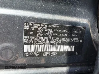 2022 Toyota Venza LE with VIN JTEAAAAH4NJ110669, listed as a IAAI auction lot 41840038 with 31,299 mi miles. Bid and sale history available at carsss.com. Image 9.