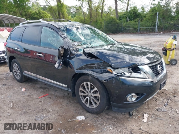2016 Nissan Pathfinder S with VIN 5N1AR2MN5GC657649, listed as a IAAI auction lot 42098636 with 112,260 mi miles and . Bid and sale history available at DreamBid. Image 1.