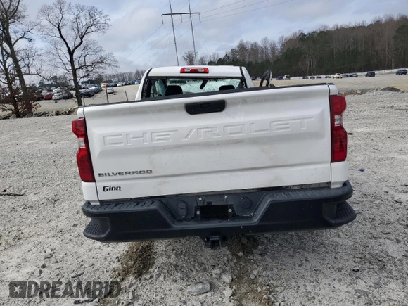 2020 Chevrolet Silverado 1500 Work Truck with VIN 3GCNWAEF5LG146627, listed as a Copart auction lot 45207925 with Not Provided miles and Salvage Title. Bid and sale history available at carsss.com. Image 6.
