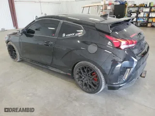 2021 Hyundai Veloster Turbo R-Spec with VIN KMHTH6AB8MU032312, listed as a Copart auction lot 42138813 with 49,624 mi miles. Bid and sale history available at carsss.com. Image 2.