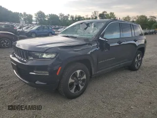 2024 Jeep Grand Cherokee with VIN 1C4RJYB66RC714134, listed as a Copart auction lot 58615405 with 10,733 mi miles and Salvage title. Bid and sale history available at DreamBid. Image 1.