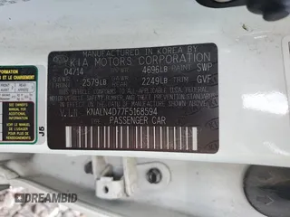 2015 Kia Cadenza Premium with VIN KNALN4D77F5168594, listed as a Copart auction lot 80890504 with 115,693 mi miles and Salvage Title. Bid and sale history available at carsss.com. Image 12.