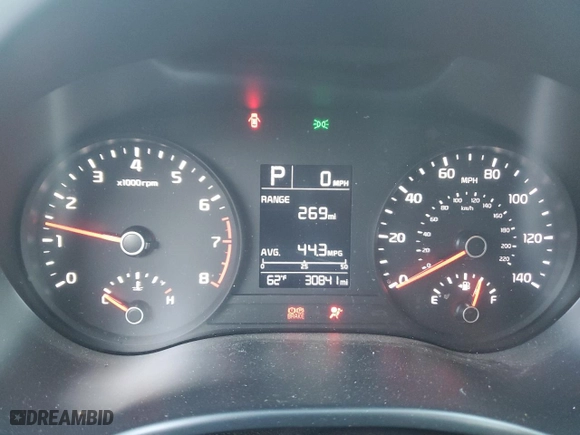 2020 Kia Rio 5-Door S with VIN 3KPA25AD7LE333224, listed as a Copart auction lot 42838165 with 30,841 mi miles and Salvage Title. Bid and sale history available at carsss.com. Image 9.