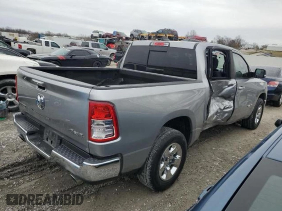 2019 Ram 1500 Big Horn with VIN 1C6SRFFTXKN668081, listed as a Copart auction lot 60136735 with 108,309 mi miles and Salvage title. Bid and sale history available at DreamBid. Image 3.