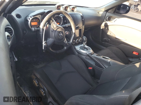 2015 Nissan 370Z with VIN JN1AZ4EH2FM443464, listed as a Copart auction lot 83410654 with 116,692 mi miles and Salvage Title. Bid and sale history available at carsss.com. Image 8.