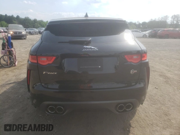2020 Jaguar F-Pace SVR with VIN SADCZ2EE5LA647869, listed as a Copart auction lot 57671434 with 51,778 mi miles and Salvage Title. Bid and sale history available at DreamBid. Image 6.