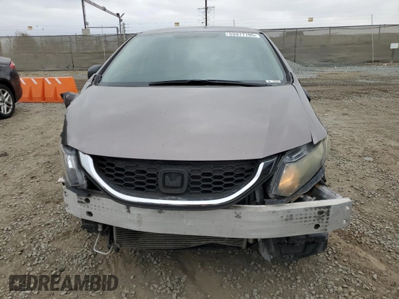 2014 Honda Civic Sedan LX with VIN 19XFB2F55EE212023, listed as a Copart auction lot 53377765 with 116,995 mi miles and Salvage Title. Bid and sale history available at carsss.com. Image 5.