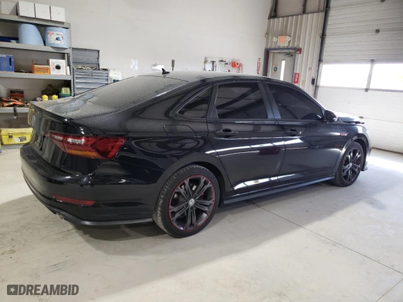 2019 Volkswagen Jetta GLI S with VIN 3VW5T7BU9KM142852, listed as a Copart auction lot 49419395 with 99,203 mi miles and Salvage Title. Bid and sale history available at carsss.com. Image 3.