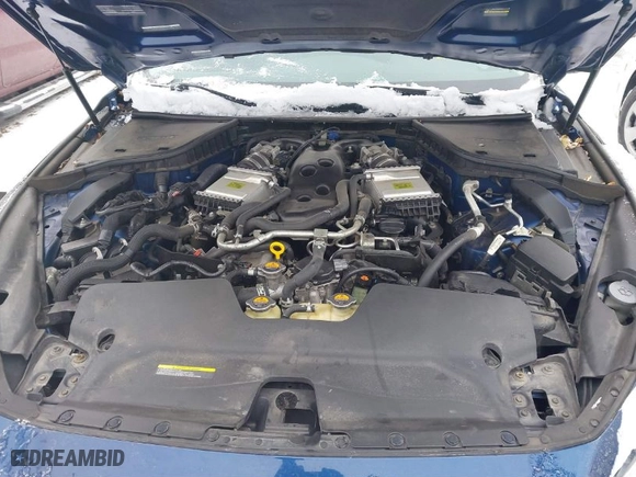 2016 Infiniti Q50 3.0t Red Sport 400 with VIN JN1FV7AR9GM452066, listed as a IAAI auction lot 41271398 with 95,249 mi miles. Bid and sale history available at carsss.com. Image 10.