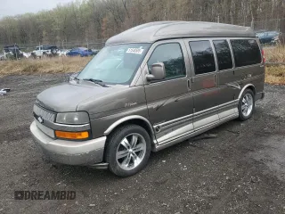 2005 Chevrolet Express Cargo Van YF7 Upfitter with VIN 1GBFG15T051168404, listed as a Copart auction lot 51548585 with 194,624 mi miles and Salvage Title. Bid and sale history available at carsss.com. Image 1.