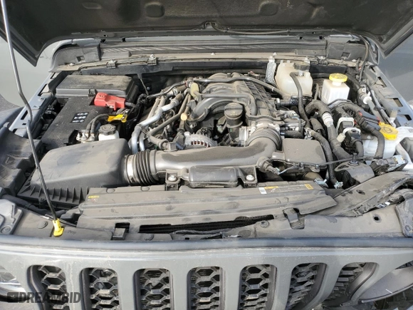 2023 Jeep Gladiator Rubicon with VIN 1C6JJTBG4PL562478, listed as a Copart auction lot 80334094 with 14,053 mi miles and Salvage Title. Bid and sale history available at carsss.com. Image 11.