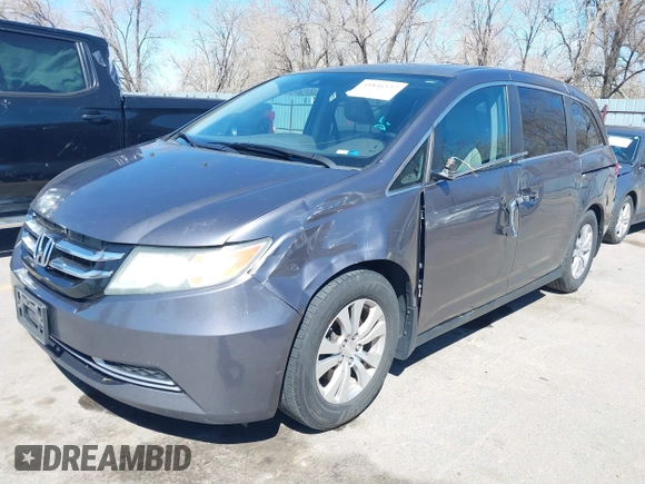 2015 Honda Odyssey EX-L with VIN 5FNRL5H66FB063215, listed as a IAAI auction lot 41846532 with 153,048 mi miles and . Bid and sale history available at carsss.com. Image 19.