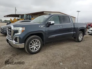 2021 GMC Sierra 1500 Limited SLT with VIN 1GTU9DET6MZ381209, listed as a Copart auction lot 71109394 with 44,649 mi miles and Salvage Title. Bid and sale history available at carsss.com. Image 1.
