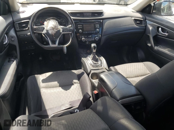 2017 Nissan Rogue S with VIN JN8AT2MV2HW017215, listed as a Copart auction lot 64827675 with 84,169 mi miles and Salvage title. Bid and sale history available at DreamBid. Image 8.