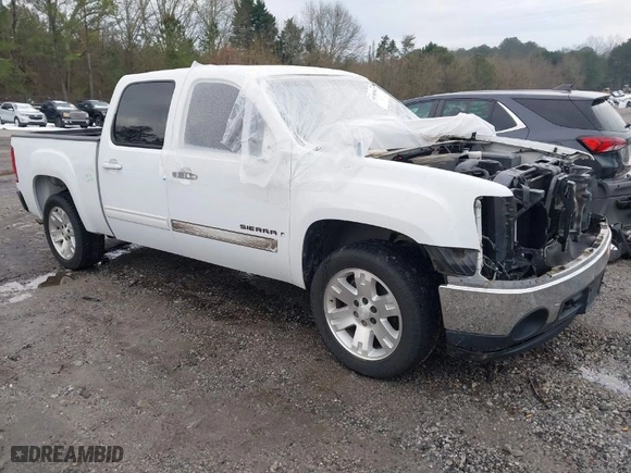 2008 GMC Sierra 1500 SLT with VIN 2GTEC13J281335834, listed as a IAAI auction lot 41303447 with 145,250 mi miles. Bid and sale history available at carsss.com. Image 1.