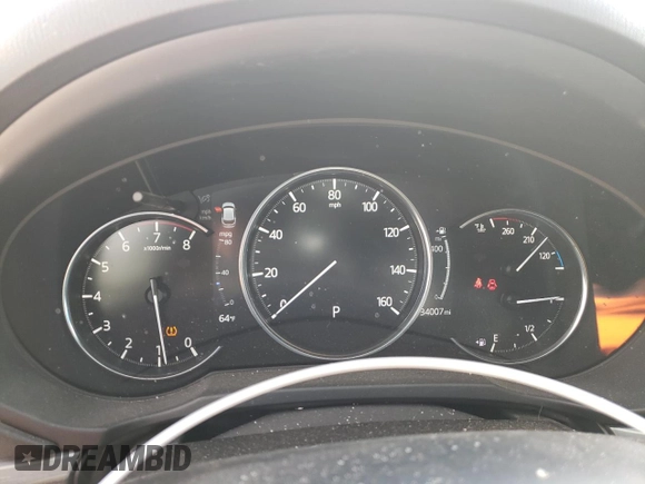 2020 Mazda CX-5 Grand Touring with VIN JM3KFBDM9L1820907, listed as a Copart auction lot 86166054 with 34,007 mi miles and Salvage Title. Bid and sale history available at carsss.com. Image 9.
