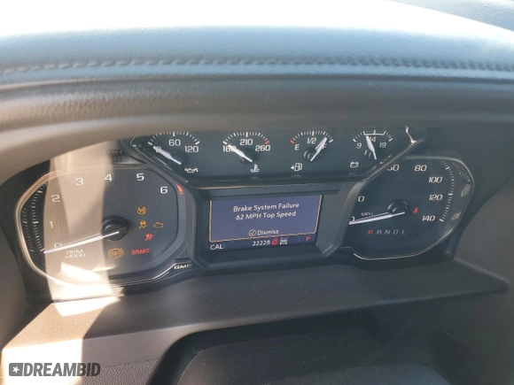 2022 GMC Sierra 1500 Limited SLT with VIN 3GTU9DEL9NG112185, listed as a Copart auction lot 46076825 with 22,228 mi miles and Salvage Title. Bid and sale history available at carsss.com. Image 9.