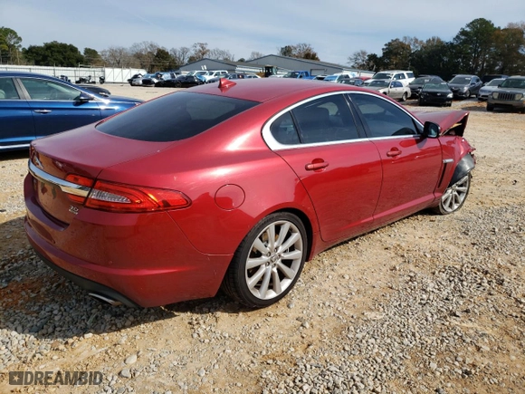 2013 Jaguar XF V6 SC with VIN SAJWJ0EF3D8S85953, listed as a Copart auction lot 42530105 with 0 mi miles and Salvage Title. Bid and sale history available at carsss.com. Image 3.