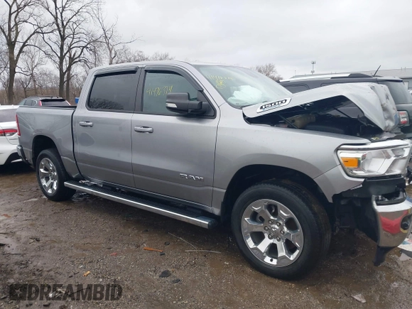 2021 Ram 1500 Big Horn with VIN 1C6RRFFG8MN723311, listed as a IAAI auction lot 41476374 with 39,355 mi miles and . Bid and sale history available at DreamBid. Image 13.
