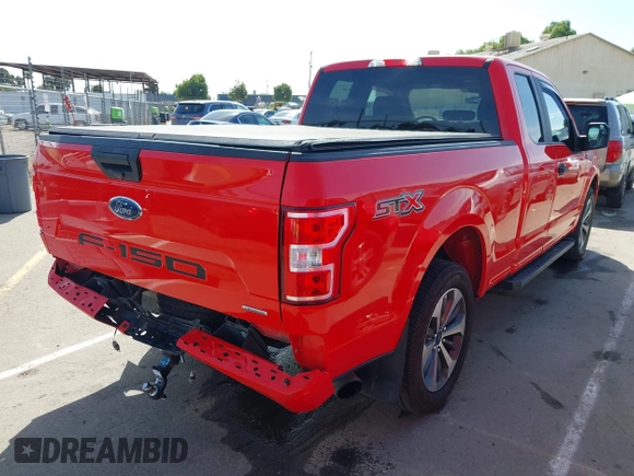 2019 Ford F-150 XL z VIN 1FTEX1CPXKKC96958, wystawiony jako IAAI lot #42290221 z przebiegiem 72 527 mil mil oraz . Historia ofert i sprzedaży dostępna na DreamBid. Obrazek 4.
