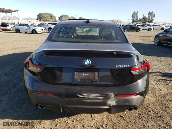 2024 BMW 2 Series 230i with VIN 3MW23CM06R8D85317, listed as a Copart auction lot 79856324 with 16,436 mi miles and Salvage Title. Bid and sale history available at carsss.com. Image 6.
