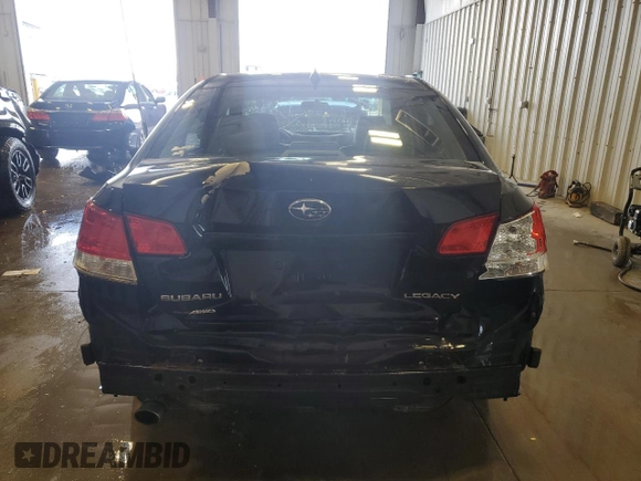 2011 Subaru Legacy Limited with VIN 4S3BMCJ60B3229894, listed as a Copart auction lot 51146035 with 179,154 mi miles and Clean title. Bid and sale history available at DreamBid. Image 6.