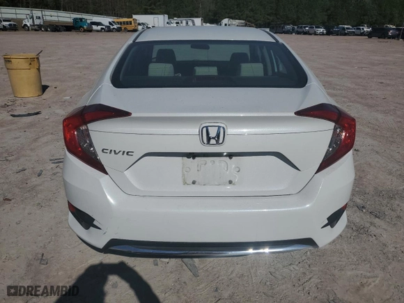 2019 Honda Civic Sedan LX with VIN 2HGFC2F60KH562263, listed as a Copart auction lot 48353885 with 27,880 mi miles and Salvage Title. Bid and sale history available at carsss.com. Image 6.