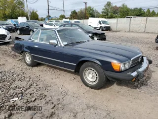 1982 Mercedes-Benz 380 with VIN WDBBA45AXCB013425, listed as a Copart auction lot 74098484 with 145,140 mi miles and Salvage Title. Bid and sale history available at carsss.com. Image 4.