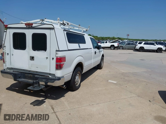 2012 Ford F-150 XL with VIN 1FTMF1CM7CKE24675, listed as a IAAI auction lot 41884476 with 127,455 mi miles. Bid and sale history available at carsss.com. Image 4.