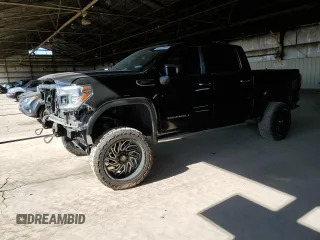2020 GMC Sierra 1500 Denali with VIN 3GTU9FEL3LG362420, listed as a Copart auction lot 61435565 with 78,459 mi miles and Salvage title. Bid and sale history available at DreamBid. Image 1.