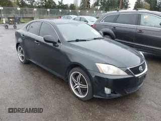 2008 Lexus IS 250 with VIN JTHCK262682024281, listed as a IAAI auction lot 41931993 with 146,757 mi miles. Bid and sale history available at carsss.com. Image 1.