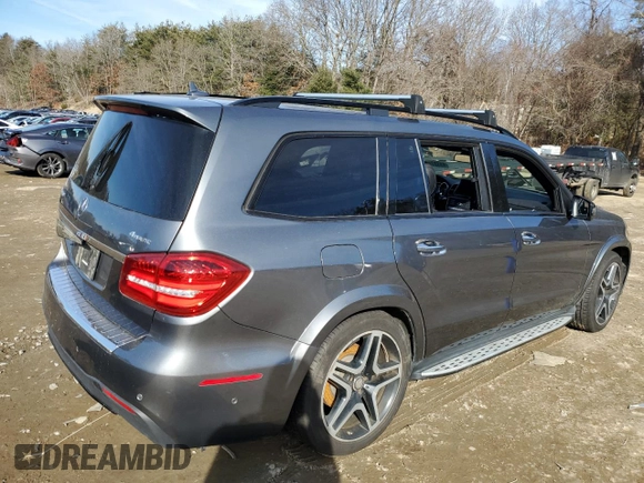 2017 Mercedes-Benz GLS 550 with VIN 4JGDF7DE2HA845142, listed as a Copart auction lot 43337704 with Not Provided miles and . Bid and sale history available at DreamBid. Image 3.