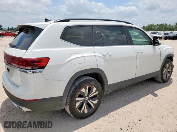 2024 Volkswagen Atlas SE с VIN 1V2DR2CA1RC503800, выставлен на аукционе Copart как лот 58160815 с пробегом 11 278 миль миль и Списание • Salvage title. История ставок и продаж доступна на DreamBid. Изображение 3.