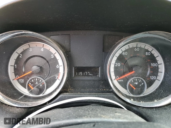 2012 Dodge Grand Caravan SE with VIN 2C4RDGBG8CR251423, listed as a Copart auction lot 55472905 with 119,177 mi miles and Clean Title. Bid and sale history available at DreamBid. Image 9.