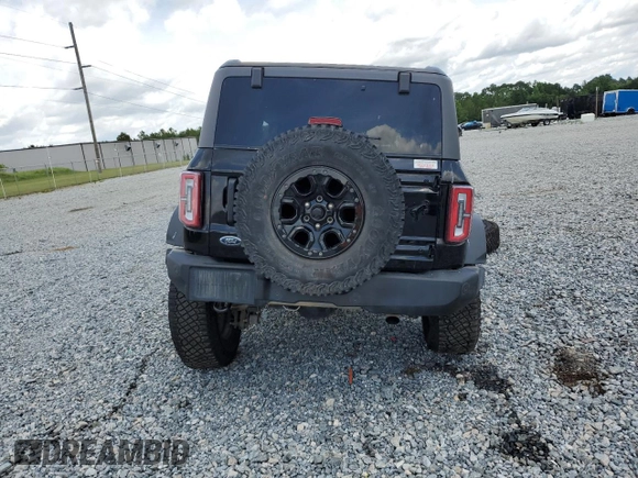 2023 Ford Bronco с VIN 1FMDE5CP6PLB39952, выставлен на аукционе Copart как лот 58895675 с пробегом 29 944 миль миль и Списание • Salvage title. История ставок и продаж доступна на DreamBid. Изображение 6.