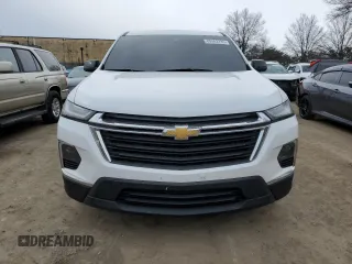 2022 Chevrolet Traverse LS with VIN 1GNEVFKW3NJ194785, listed as a Copart auction lot 89382785 with 30,809 mi miles and Salvage Title. Bid and sale history available at carsss.com. Image 5.