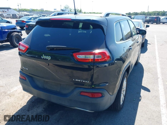 2016 Jeep Cherokee Limited with VIN 1C4PJMDB7GW318803, listed as a IAAI auction lot 42288603 with 170,103 mi miles and . Bid and sale history available at DreamBid. Image 4.