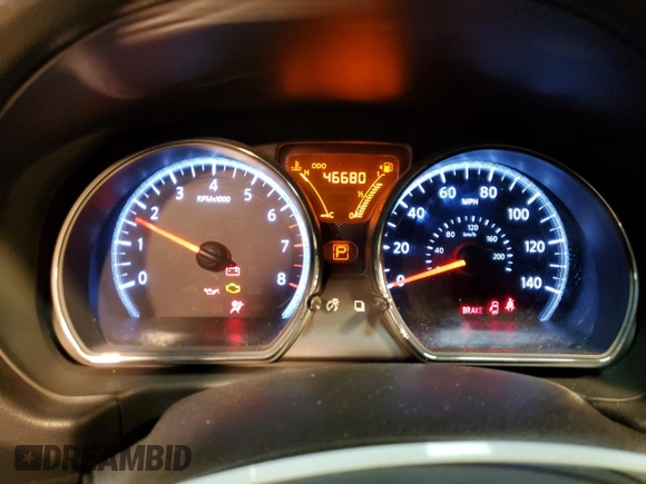 2014 Nissan Versa SV with VIN 3N1CN7AP4EK462163, listed as a Copart auction lot 50093255 with 46,680 mi miles and Salvage Title. Bid and sale history available at DreamBid. Image 9.