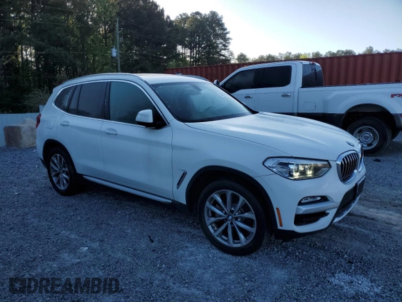 2018 BMW X3 xDrive30i with VIN 5UXTR9C5XJLD70677, listed as a Copart auction lot 52569255 with 100,096 mi miles and Clean Title. Bid and sale history available at carsss.com. Image 4.