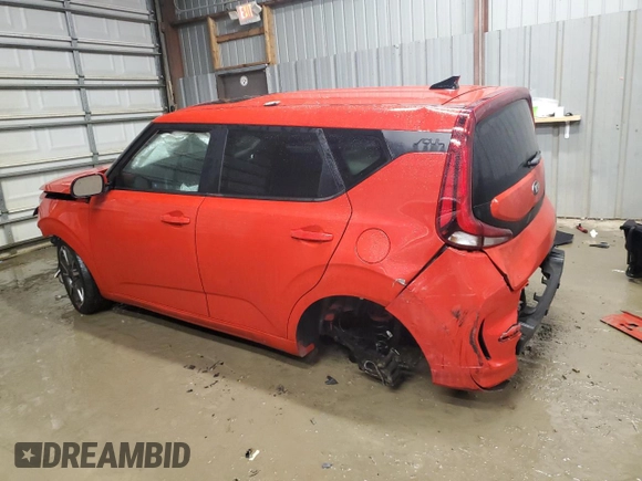 2021 Kia Soul GT-Line with VIN KNDJ63AU9M7140826, listed as a Copart auction lot 86488724 with 58,072 mi miles and Salvage Title. Bid and sale history available at DreamBid. Image 2.