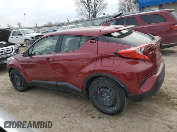 2019 Toyota C-HR XLE with VIN JTNKHMBX5K1061534, listed as a Copart auction lot 48061665 with 71,264 mi miles and Salvage Title. Bid and sale history available at DreamBid. Image 2.