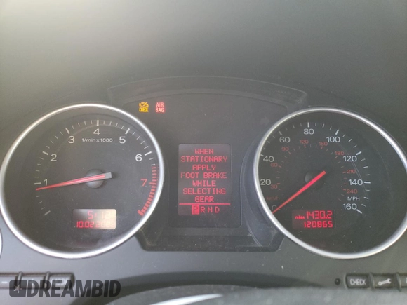 2003 Audi A4 1.8T with VIN WAUAC48H63K029294, listed as a Copart auction lot 70424853 with 120,865 mi miles and Non Repairable. Bid and sale history available at carsss.com. Image 9.