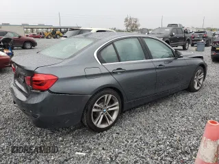 2017 BMW 3 Series 330i xDrive with VIN WBA8D9G54HNU58424, listed as a Copart auction lot 46300085 with 84,171 mi miles and Salvage Title. Bid and sale history available at carsss.com. Image 3.