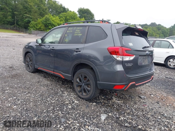 2022 Subaru Forester Special Sports with VIN JF2SKAJC1NH489228, listed as a IAAI auction lot 42499823 with 33,653 mi miles and . Bid and sale history available at DreamBid. Image 3.