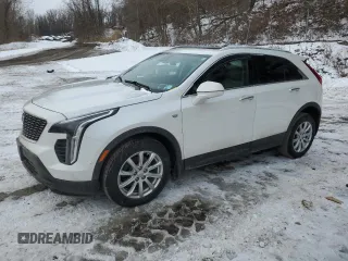 2021 Cadillac XT4 AWD Luxury with VIN 1GYFZBR46MF008733, listed as a Copart auction lot 44559685 with 46,061 mi miles and Salvage Title. Bid and sale history available at carsss.com. Image 1.