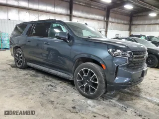 2021 Chevrolet Suburban RST with VIN 1GNSKEKDXMR178930, listed as a Copart auction lot 45925875 with 110,634 mi miles and Salvage Title. Bid and sale history available at carsss.com. Image 4.