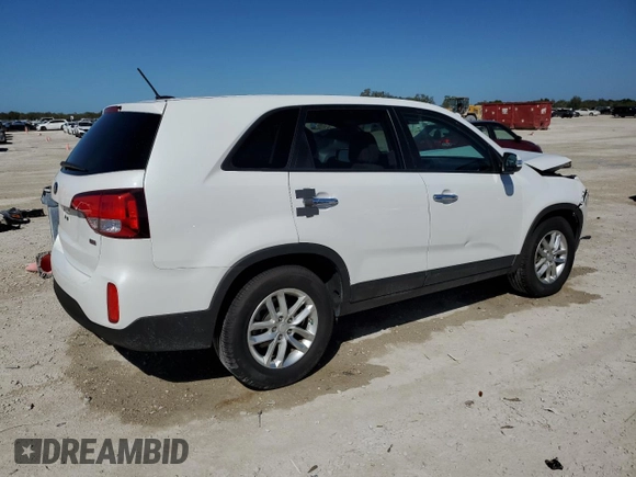 2015 Kia Sorento LX with VIN 5XYKT3A66FG561780, listed as a Copart auction lot 47789405 with 46,635 mi miles and Salvage Title. Bid and sale history available at DreamBid. Image 3.