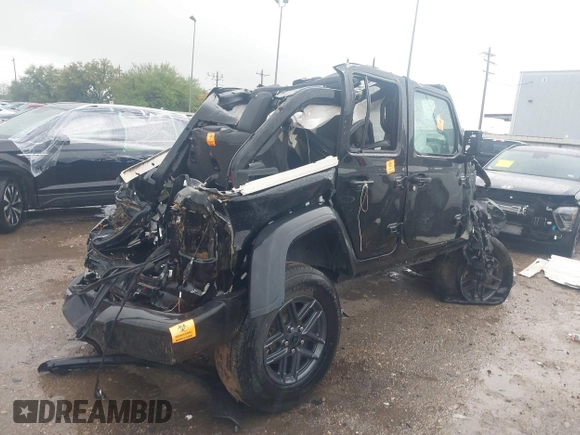 2024 Jeep Wrangler Sport S with VIN 1C4PJXDN3RW329408, listed as a IAAI auction lot 41900483 with Not provided miles and . Bid and sale history available at DreamBid. Image 4.