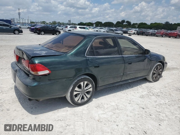 2001 Honda Accord EX z VIN 1HGCG16541A018192, wystawiony jako Copart lot #57105765 z przebiegiem 173 270 mil mil oraz Szkoda całkowita • Salvage title. Historia ofert i sprzedaży dostępna na DreamBid. Obrazek 3.