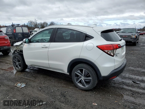 2021 Honda HR-V EX with VIN 3CZRU6H51MM736084, listed as a Copart auction lot 49614805 with 53,282 mi miles and Salvage Title. Bid and sale history available at carsss.com. Image 2.